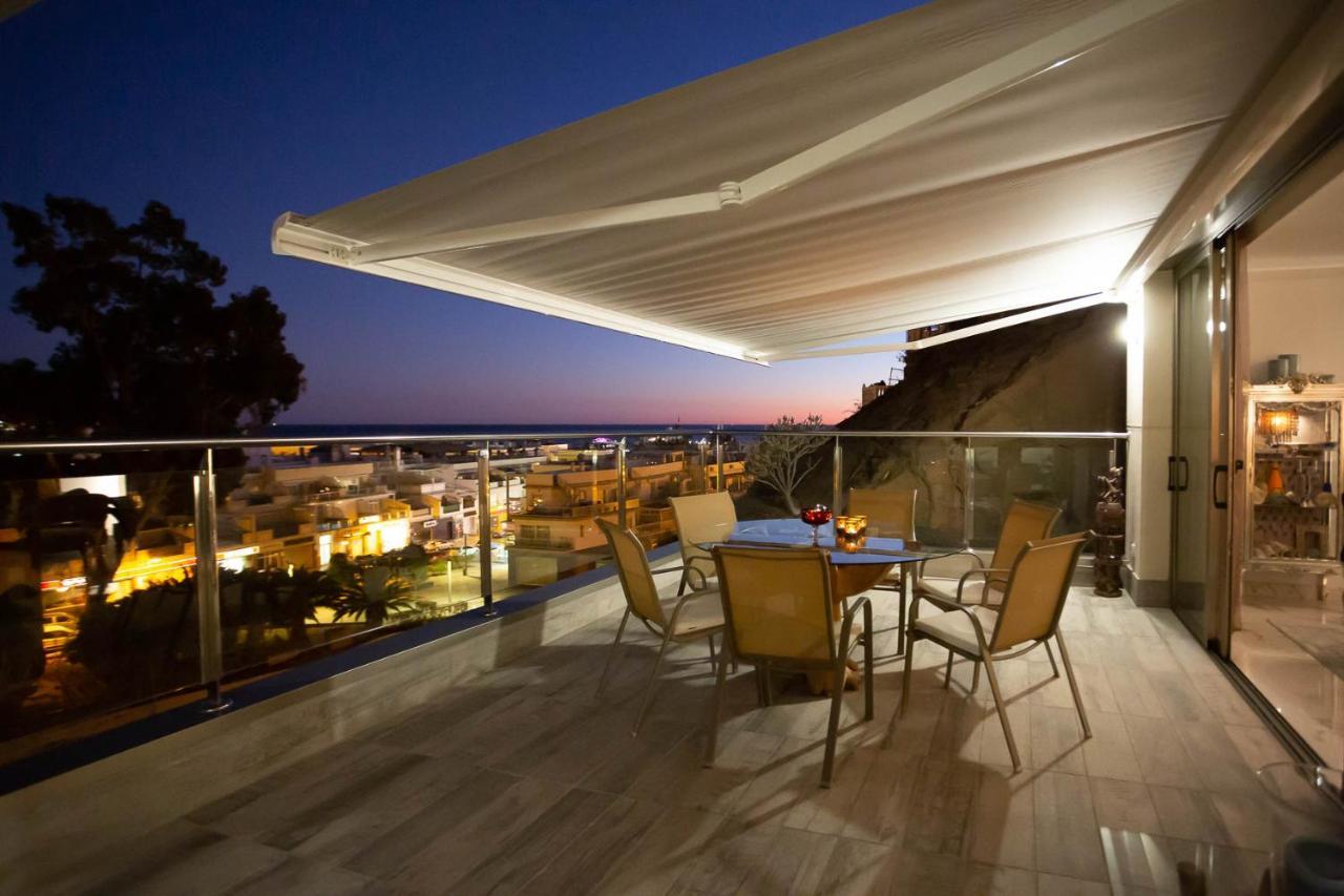 Rivera Del Puerto Luxury Penthouse With Great Terrace And Sea View Puerto De Mogan Bagian luar foto