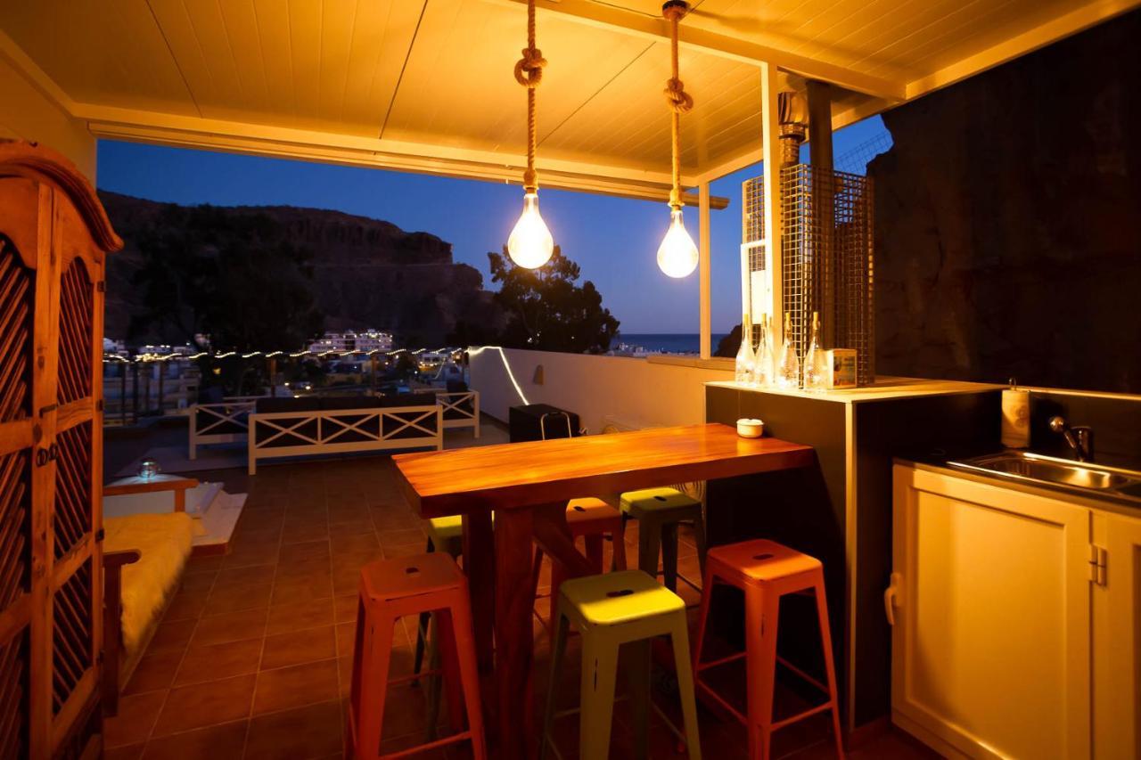Rivera Del Puerto Luxury Penthouse With Great Terrace And Sea View Puerto De Mogan Bagian luar foto