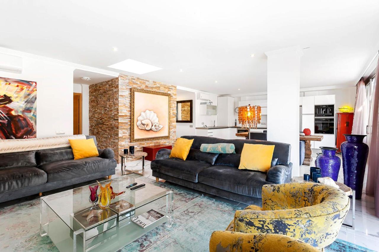 Rivera Del Puerto Luxury Penthouse With Great Terrace And Sea View Puerto De Mogan Bagian luar foto